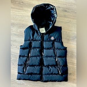 Moncler Black Matte Puffer Vest 2